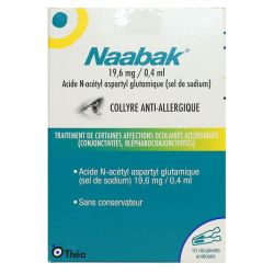 Naabak 19,6Mg/0,4Ml Collyre Dose 10