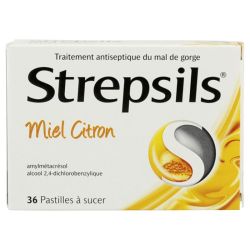 Strepsils Miel Citron Pastille 36