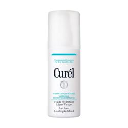 Curél Fluide Hydratant – Soin Visage Hydratant aux Céramides, Peaux Sèches et Sensibles (120 ml)
