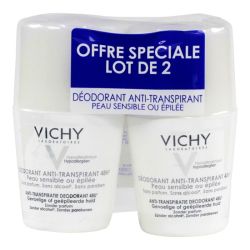 Vichy Deo Bille Pts Tout Blanc 2X50Ml