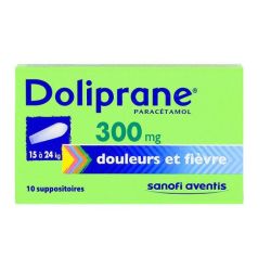 Doliprane 300Mg 15-24Kg Sup 10