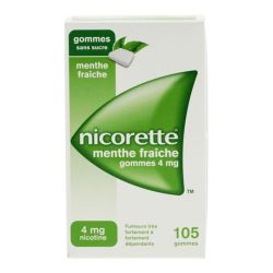 Nicorette 4Mg Ment Fraiche Gommes 105