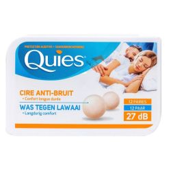 Quies Boules Cire Naturelle 24 Unites