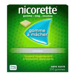 Nicorette 2Mg Classique Gommes 210