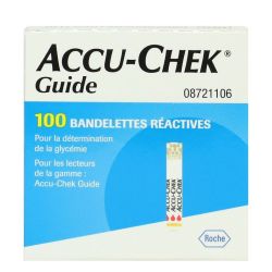 Accu Chek Guide Bandelette 100