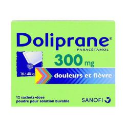 Doliprane 300Mg 16-30Kg Sac 12