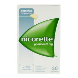 Nicorette 2Mg Classique Gommes 30 Libre
