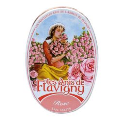 Les Anis De Flavigny Boite Ovale 50G Rose