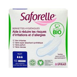 Saforelle Coton Prot Serv Jet Bio Nuit B/