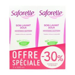 Saforelle Soin Lavant Doux Duo 2X500Ml