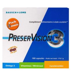 Preservision 3 180 Capsules