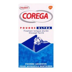 Corega Ultra Poudre 40Ml Bleu