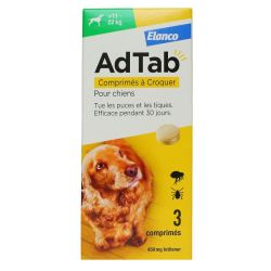 Adtab 450Mg 11-22Kg Chien Cpr 3