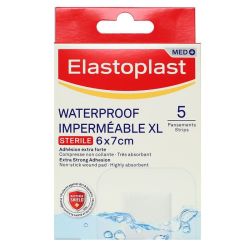 Elastoplast Med Waterproo Xl Pans 6X7Cm 5