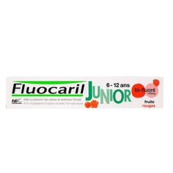Fluocaril Junior 6-12 Fr Rouge Gel 75Ml