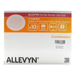 Allevyn Gentle Border Lite Oval 8.6Cmx7.7