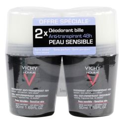 Vichy Homme Deo Bille 48H 2X50Ml