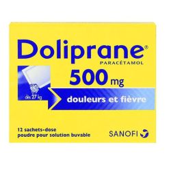 Doliprane 500Mg Sac 12