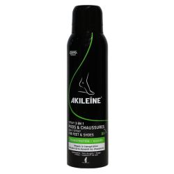 Akileine Spray Pieds Et Chaussure Noir 15
