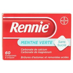 Rennie Sans Sucre Cp 60