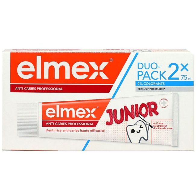 Elmex Anti-Caries Dent Prof Junior 75Mlx2