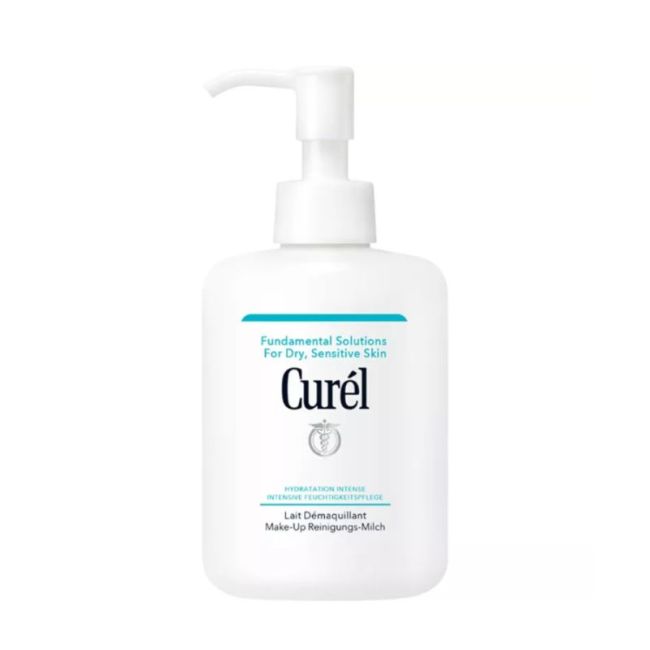 Curél Lait Démaquillant – Lait Nettoyant Doux Hydratant, Peaux Sèches et Sensibles (200 ml)