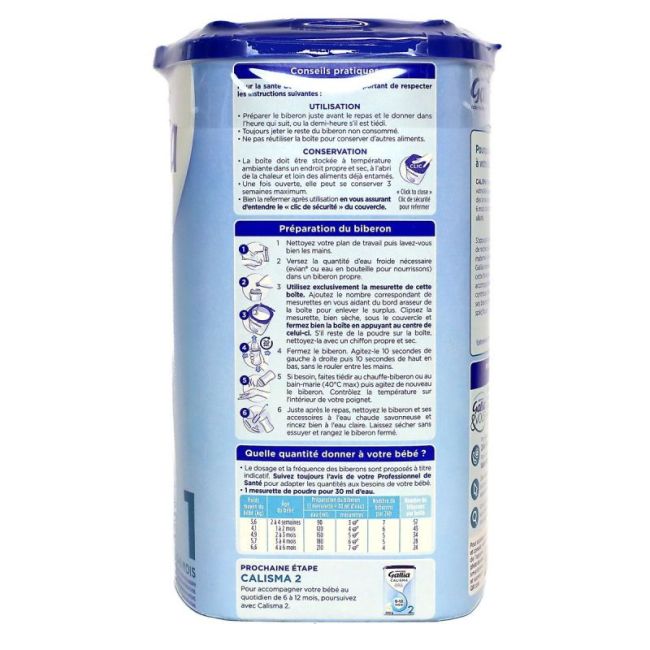 Gallia Calisma 1Er Age 800G