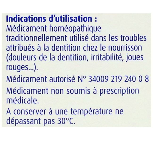 Chamomilla Vulgaris Boiron Suppositoire 9