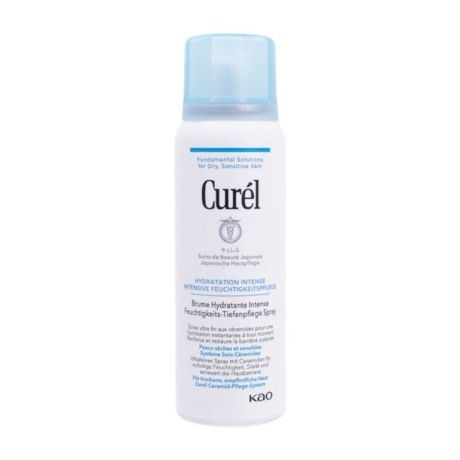 Curél Brume Hydratante Intense Visage & Corps – Spray aux céramides, format voyage (57 ml)