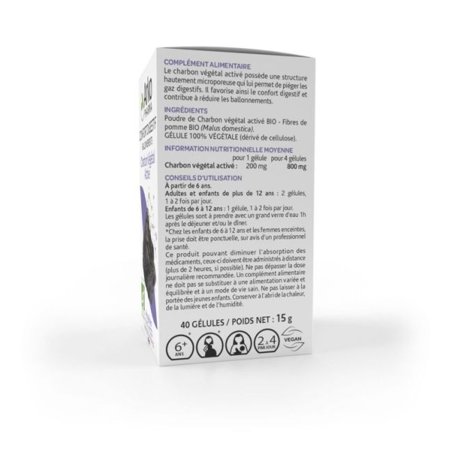 Arkog Charbon Vegetal Bio Gelul 40