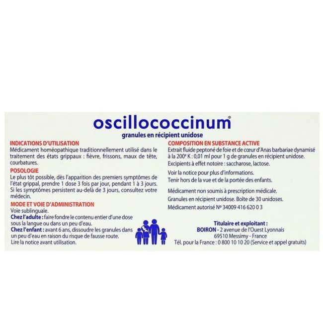 Oscillococcinum 30 Doses