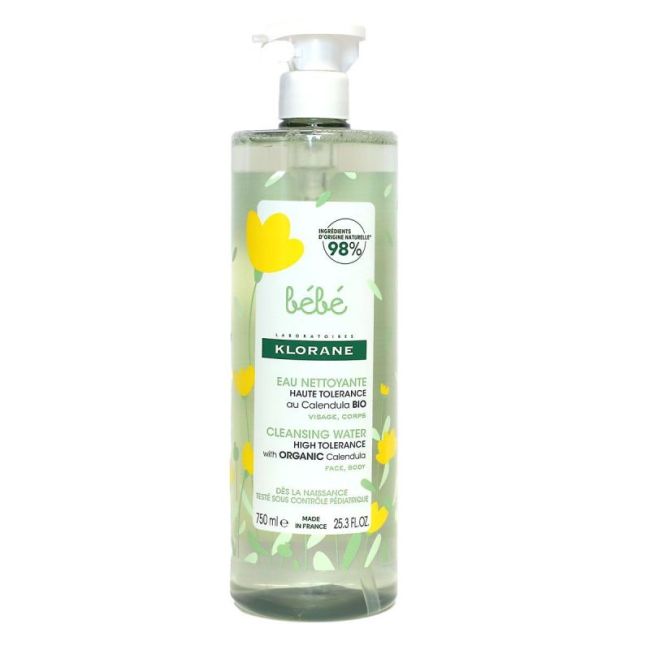 Klorane Bb Eau Nettoyante 750Ml