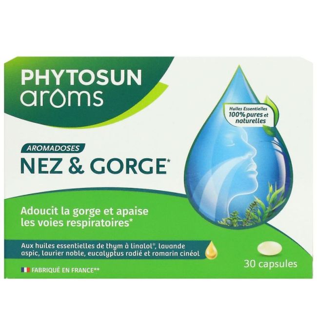 Psa Aromadose Nez Gorge Caps 30