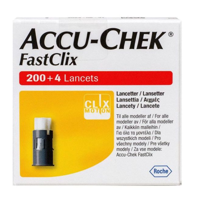 Accu Chek Fastclix Lancettes 200