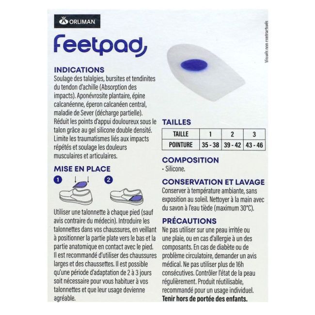 Feet Pad Talont Ins Cent T1 La Paire