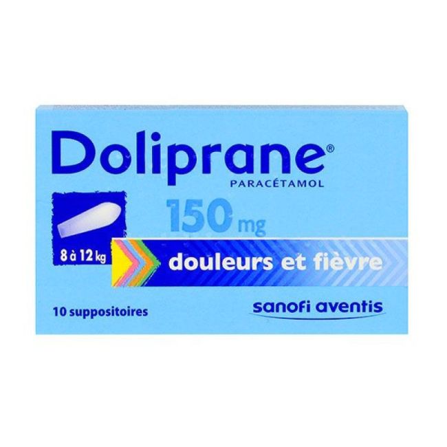 Doliprane 150Mg 8-12Kg Sup 10