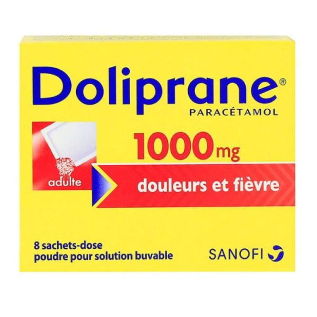 Doliprane 1G Sac 8