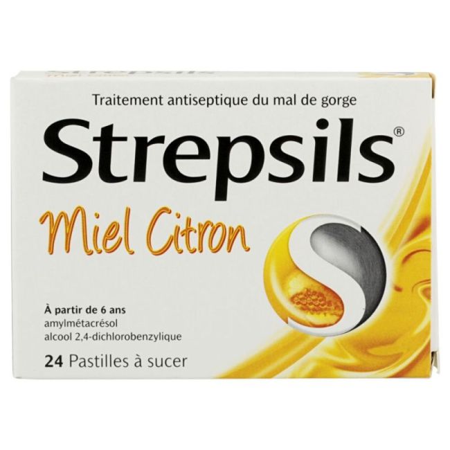 Strepsils Miel Citron Pastille 24
