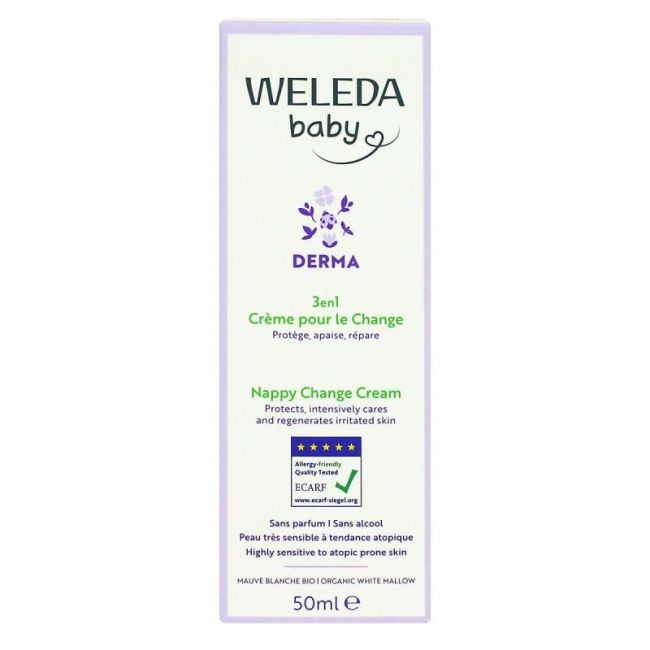 Weleda Cr Pour Le Change Derma 3En1 50Ml