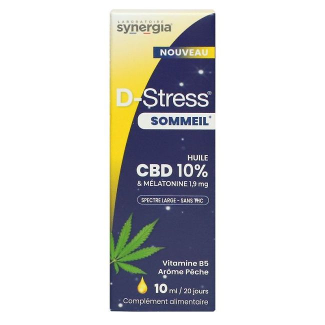 D-Stress Sommeil Hle Cbd 10 Fl Pipe 10Ml
