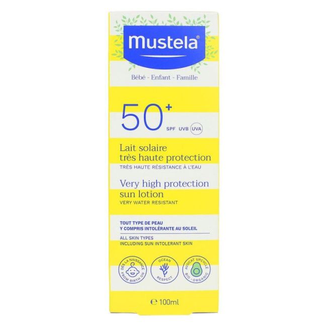 Mustela Solaire Lait Spf50 100Ml
