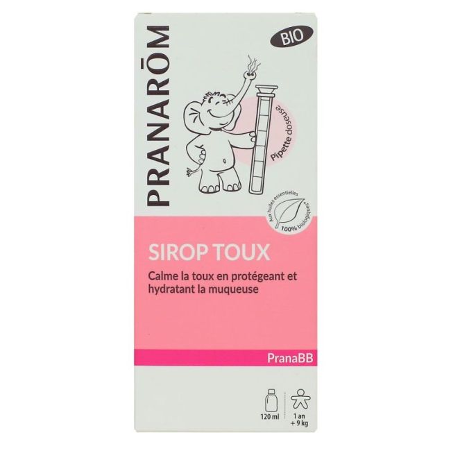 Pranarom Pranabb Sirop Toux Bio 120Ml