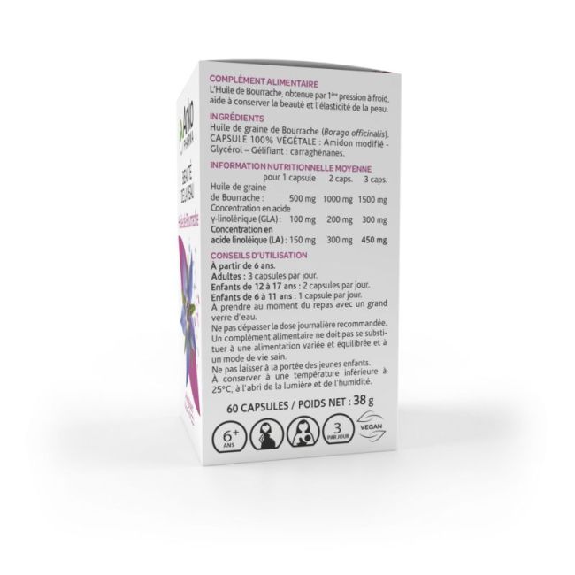 Arko Huile Bourrache Bio Caps 60