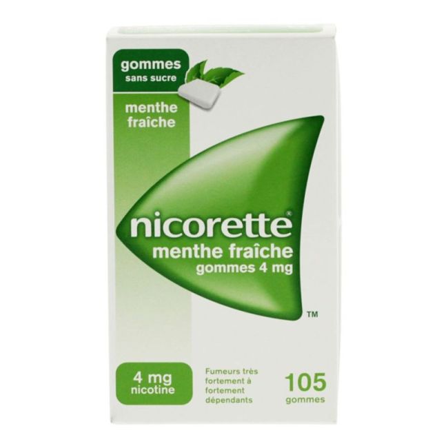 Nicorette 4Mg Ment Fraiche Gommes 105