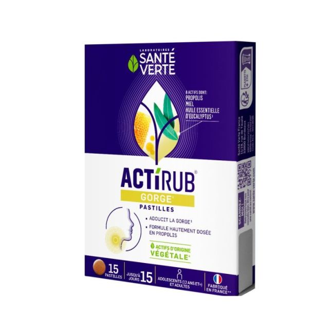Actirub Nez Et Gorge Pastilles 15