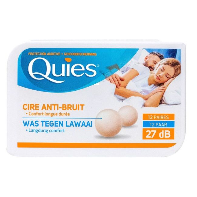 Quies Boules Cire Naturelle 24 Unites