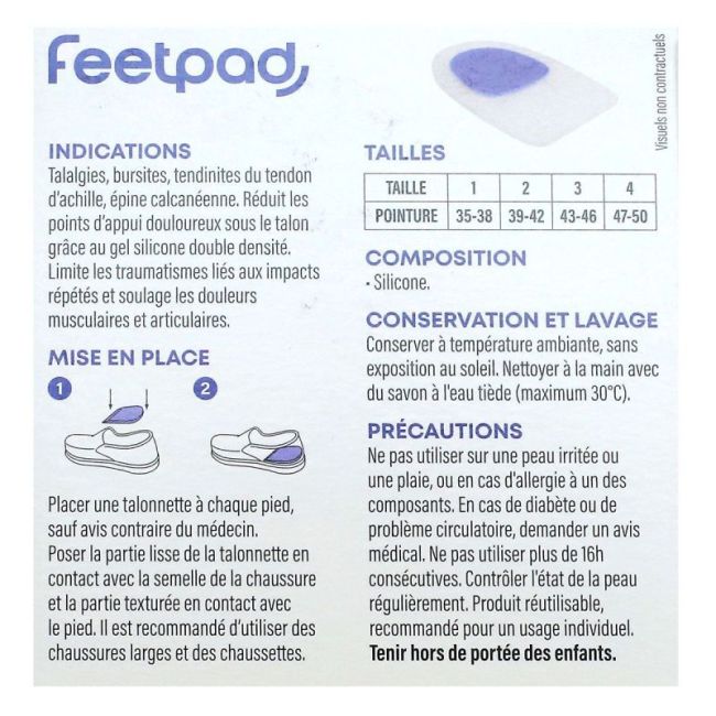 Talonnette Feetpad Plate T3