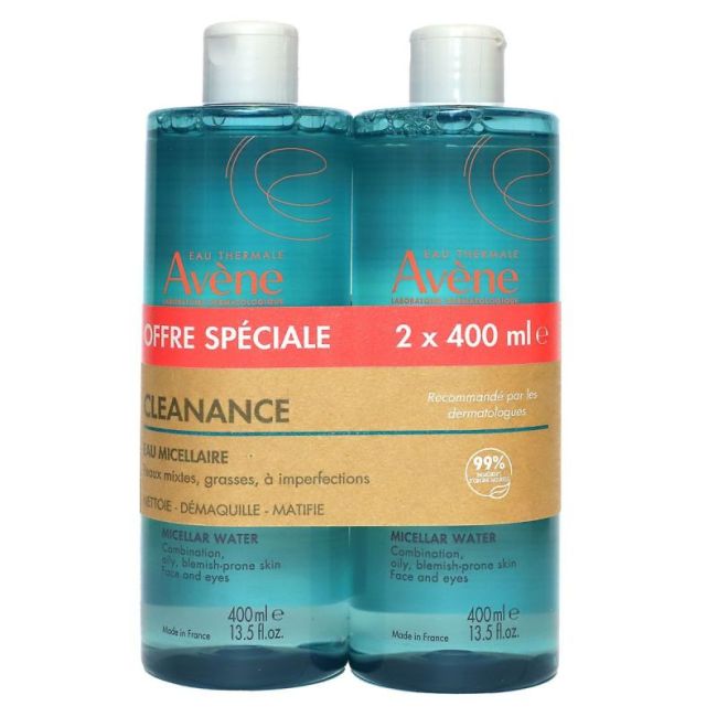 Avene Cleanance Eau Micell 400Mlx2