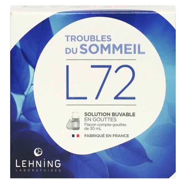 Lehning L 72 Troubles Sommeil Sol Buv 30M