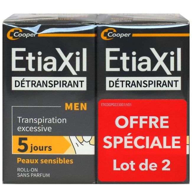Etiaxil Men Detransp Rollon 15Mlx2